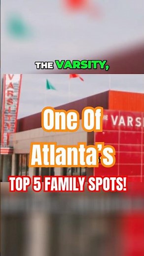 The Varsity: One of Atlanta's Best Restaurants for Families! #shorts #atlantaeats
