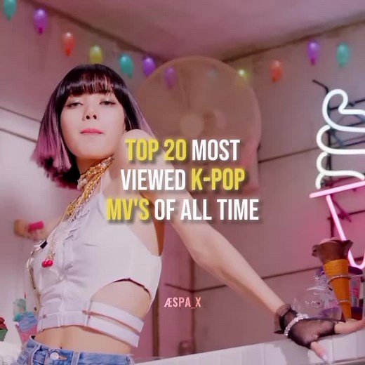 Top 20 most viewed kpop mv's of all time(actual)#top20#blackpink#bts#psy#fyp