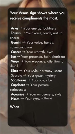 Your Venus Sign Reveals Why You’re So Attractive