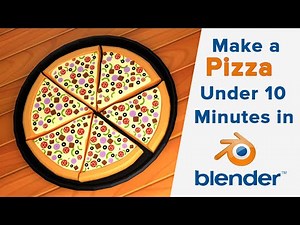 Pizza 3Dmodeling Simulation #animation #blender3d #learn3d #tutorial #trending #satisfying #shorts
