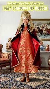 Russian Women's Fashion Evolution (1500–1950) 🇷🇺