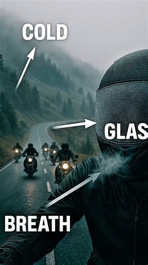 3.8K views · 57 reactions | Why do helmet glasses freeze in winter? #winter #helmet #fbviralpost2025シ #turbo #bikers #bikeride #reelsviralシfb #Bracking #tutorial #bikergirl # | Mar Legends Fact | Facebook