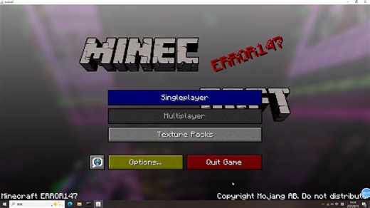 [Minecraft阴间版本] ERROR147 逝玩
