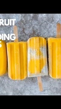 How To Make Fresh Fruit Ice Lollies | Passio Fruit Popsicles | Mango Ice cream | Vitamix Popsicles