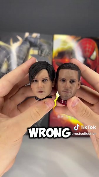 Which is the SUPERIOR Spiderman suit??? 🤔🤔 #spiderman #tobeymaguire #hottoys #actionfigures #fyp
