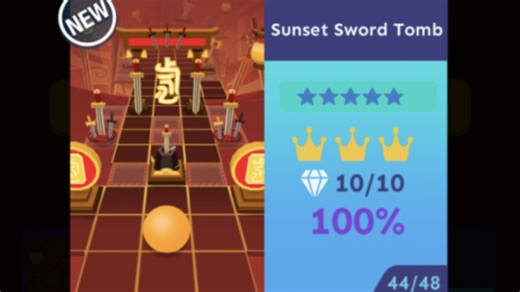 【Rolling Sky】落日剑冢（Sunset Sword Tomb）五星困难无伤横屏完美通关