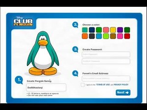 How to create a free Club Penguin account!