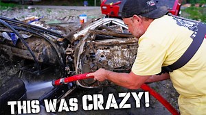 Washing Out The Mud Filled Dodge Stratus Pulled From The River!