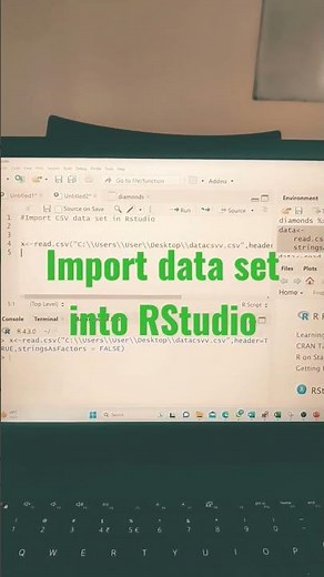 Import CSV into RStudio|read.csv|RTutorial for beginners#shorts#datascience