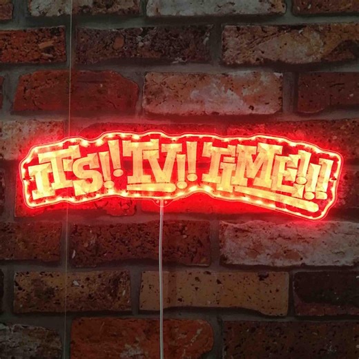 It's TV Time Tenna Deltarune LED Light Sign, Custom Arcade Room Gaming LED Sign, Display Gift for Game Room - Etsy