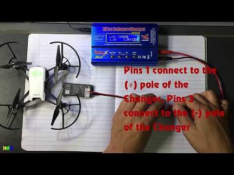 DJI Tello Quick Battery Charger 25 minutes, How to