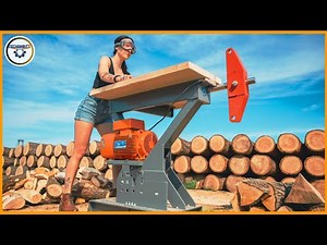 Fastest Automatic Firewood Processing Machine | Modern Wood Cutter and Splitter Machines #8