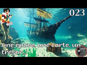 23-il était temps qu'on trouve une épave, une carte et son trésor Aventure Minecraft 1.21