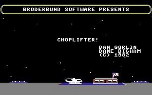 "get to the chopper" Choplifter on the C64! #choplifter #c64 #retrogaming #arcade #videogames #8bit | Classic Replay