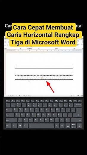 How to Quickly Create a Triple Horizontal Line in Microsoft Word