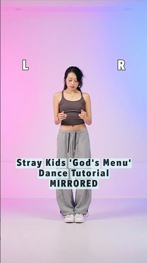Stray Kids “God’s menu” dance tutorial and cover, mirrored, 0.5x #skz #straykids #kpopdancetutorial