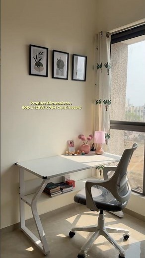 Asthetic work desk from Amazon💖👩‍💻Under Budget🙈Great quality🫶#amazonhome #studytable #desksetup