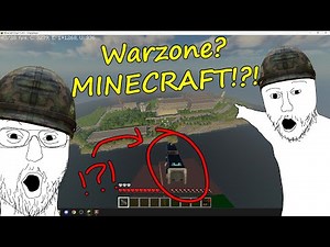 WARZONE recreated in MINECRAFT!?! - Call of Duty Warzone x Minecraft x TacZ Multiplayer Map!
