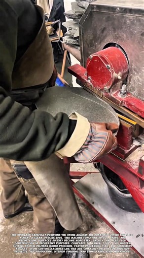 Modern Stone Cutting Process | Precision Stone Finishing Machine.