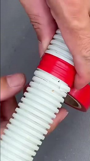 tutorial on attaching a rope to a high object that is difficult to reach by hand using simple tools