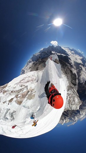 For many mountaineers, climbing Ama Dablam has always been a dream. The most secure ascent of this spectacular and stunning summit takes place along its Southwest ridgeline. Another accomplishment. Yet again another dream fulfilled #amadablam #climb