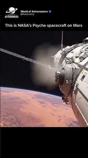 NASA'S Psyche spacecraft on Mars 🤯 | #nasa #spacecraft #mars #space #universe