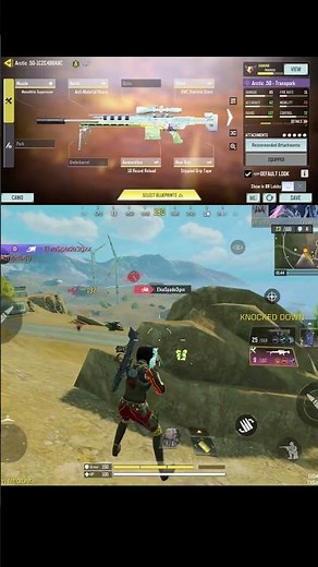 1- SHOT ARCTIC 50 GUNSMITH CODM BR #shorts #codm #callofduty #callofdutymobile