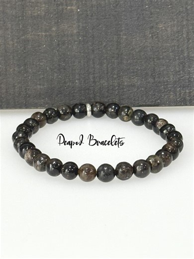Phlogopite Crystal Bracelet With 6mm Beads - Etsy