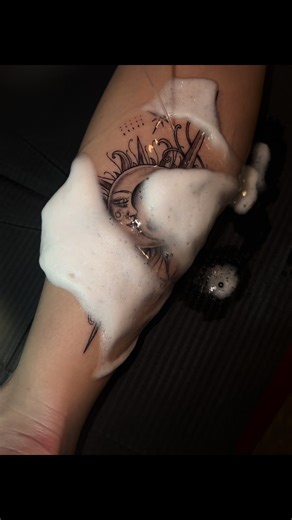 Sun tattoo