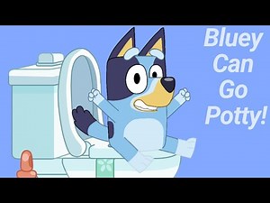 BLUEY Potty Time Fun! Encouraging Potty Training Habits with Bluey and her Friends!