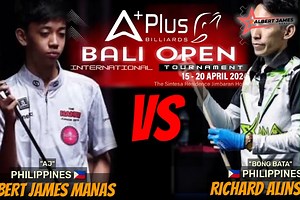 AJ MANAS VS RICHARD ALINSUB "BONG BATA", 9-BALL OPEN 2024 HIGHLIGHTS - PINOY COMMENTARY | Albert James "King Cheetah" Manas