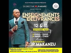 L'HOMME ANIMAL | CULTE 1 | ACCR LIVE | Év. Jp Makanzu on WORLD MISSION