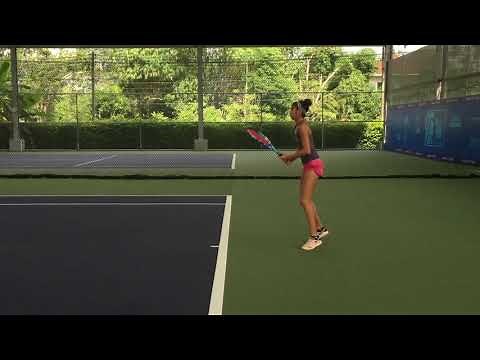 How to Hit the Pro Two Handed Forehand think don't just play 107