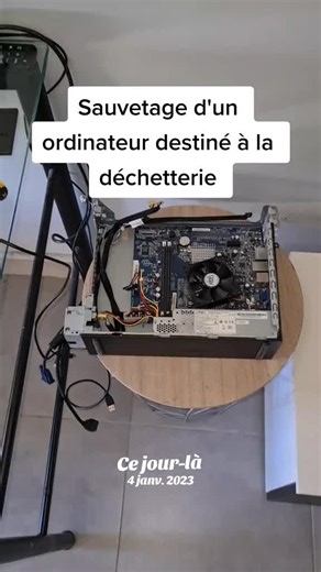 Rénovation d'un ordinateur avant sa mise à la déchetterie