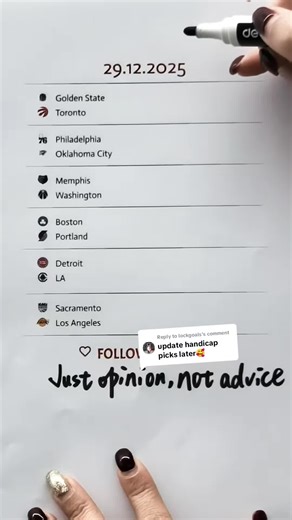 NBA Picks and Handicap Updates for December 29