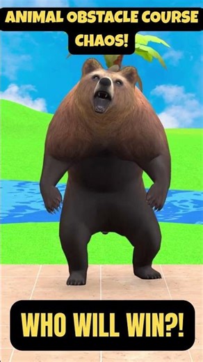 Animal Obstacle Course! 🐯 WHO WILL WIN?