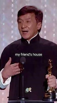 Jackie Chan Finally Gets His Oscar After 50 Years #shorts #jackiechan #oscar