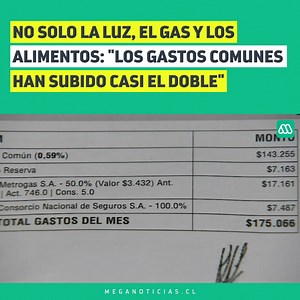 13K views · 200 reactions |  ¿Has notado alzas en los gastos comunes que pagas mes a mes? | Meganoticias | Facebook