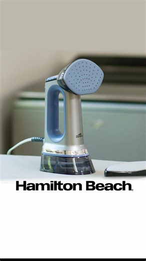 Make your day smoother with a garment steamer. Go wrinkle-free with the handheld versatility of a Durathon® 3-in-1 Steamer/Iron. | Hamilton Beach