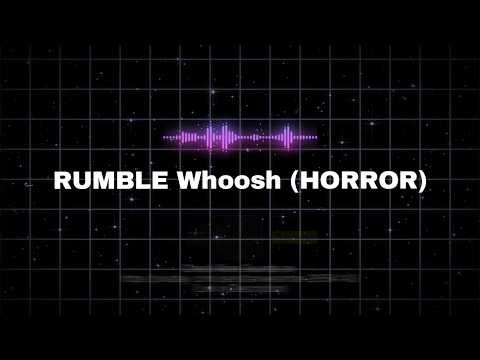 Rumble Whoosh Horror Sound Effect | Dark Cinematic SFX