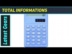 Blue Basic Standard Calculator: The Best Mini Solar Power for Everyday Tasks