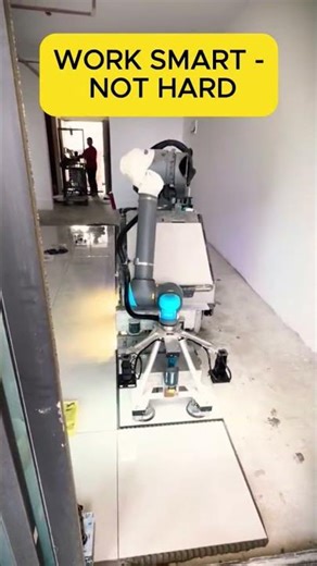 Most Satisfying Automatic Tiling Machine You’ve Ever Seen! 🧱✨ #shortvideo