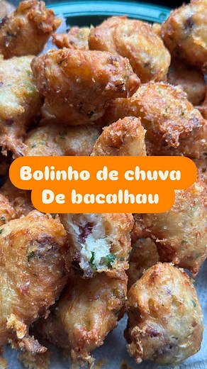 48K views · 17 reactions | Bolinho de chuva de bacalhau ....