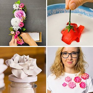 36M views · 349K reactions | Beautiful DIY ideas with flowers. bit.ly/2AXBbzd | 5-Minute Crafts | Facebook