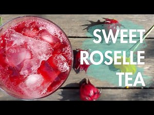 Making A Refreshing Drink From My Garden ( Hibiscus / Roselle Tea / "Ribena" )