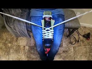 How to Lace Hockey Skates | Lacing From The Outside Prevents Lace Bite!