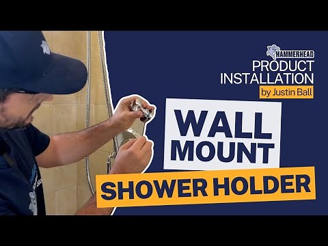 How to Install the Wall Mount Shower Holder