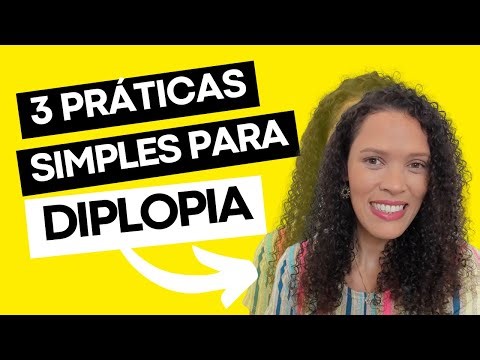 3 Práticas simples para diplopia