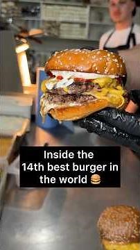 Here’s how the 14th best burger IN THE WORLD is made from Charrd 🏆🍔