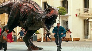 18M views · 304K reactions | Dinosaurs attack the city (and people on scooters) | Boxoffice Movie Scenes | Facebook